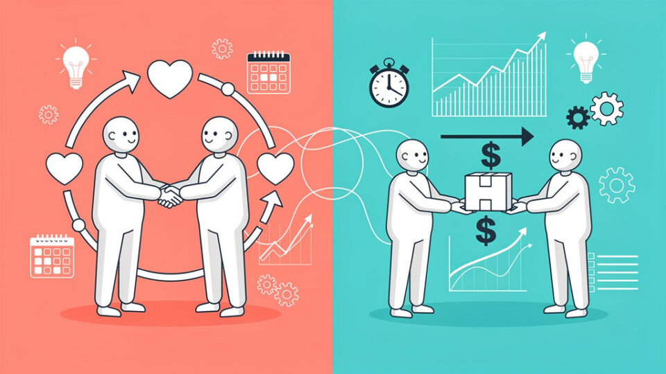 Sprzedaż relacyjna vs Sprzedaż transakcyjna: Który model wybrać dla Twojej branży?
